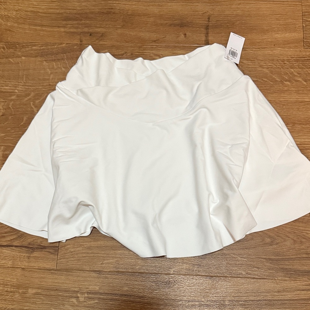 Athletic White Skirt